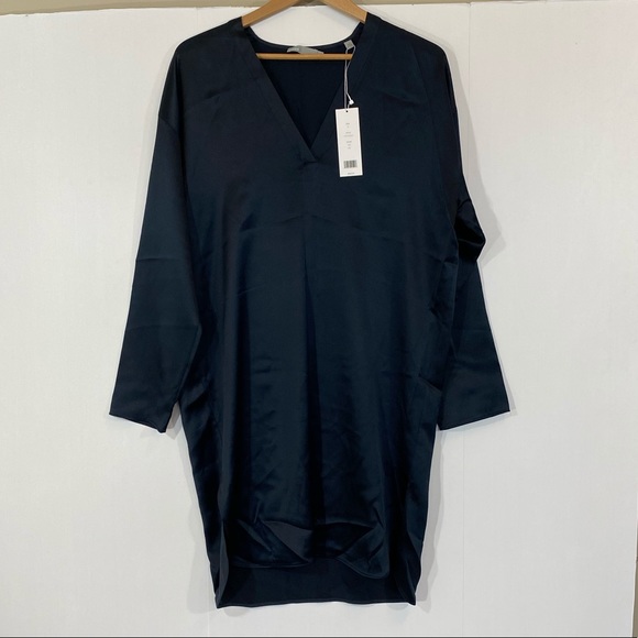 Vince 100% Silk Dress NWT Medium - Picture 2 of 5